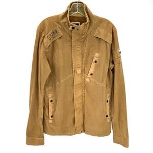 G-Star Raw men’s mustard moto jacket